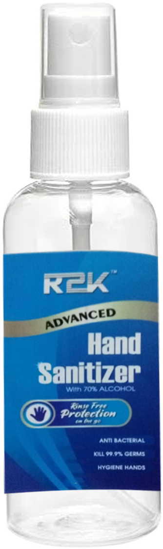 R2K Hand Sanitizer Family Pack of 10 (100 ML Each)